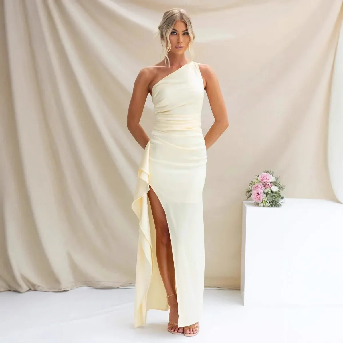Noéra Elegante Enkellange Abendkleid
