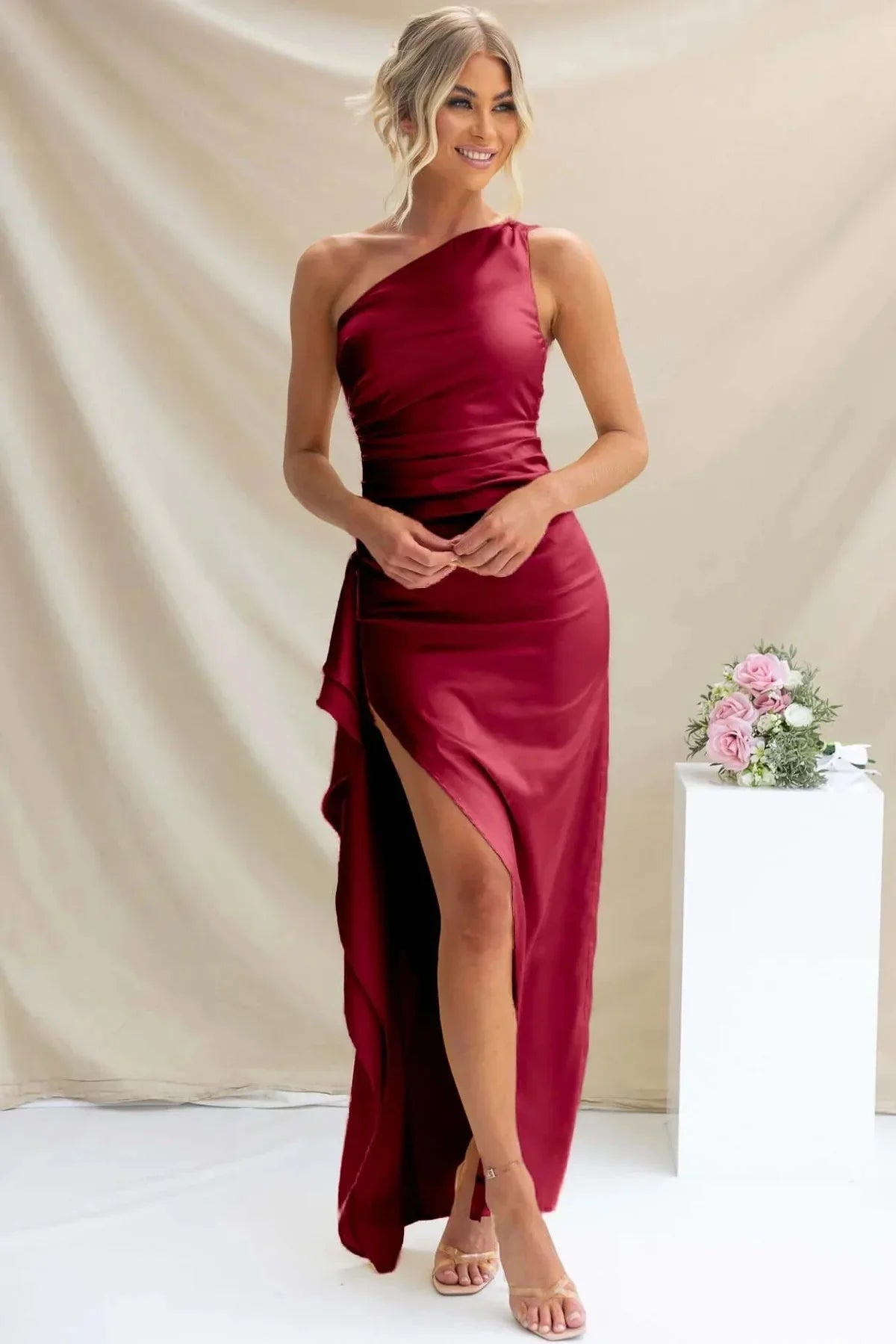 Noéra Elegante Enkellange Abendkleid